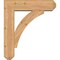 Ekena Millwork Thorton Craftsman Smooth Bracket w/ Offset Brace, Western Red Cedar, 7 1/2"W x 28"D x 32"H BKT0806X28X32THR04SWR - alternate 4